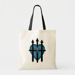 Guarded heart tote bag