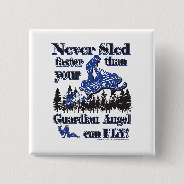 Guardian-Angel 15 Cm Square Badge (Front)