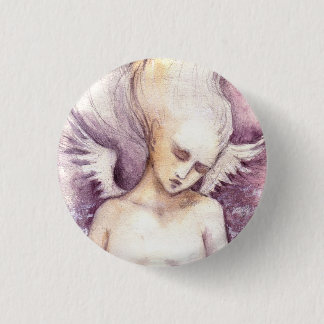 Guardian Angel 3 Cm Round Badge