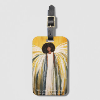 Guardian Angel Acrylic Luggage Tag