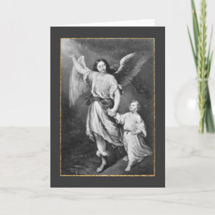 Guardian Angel And Child Card