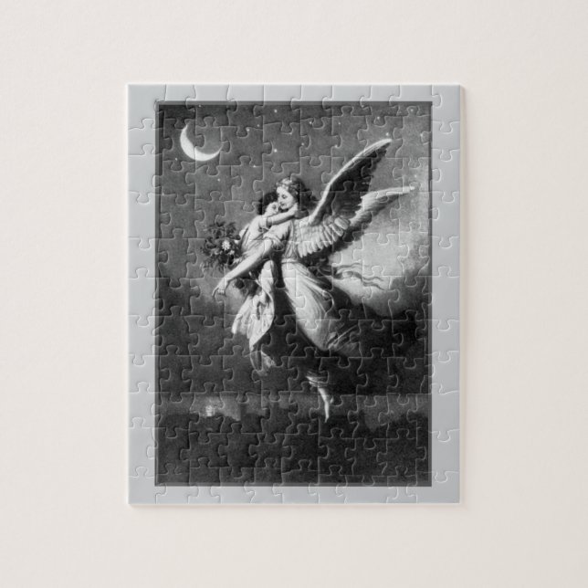 Guardian Angel At Night Jigsaw Puzzle (Vertical)