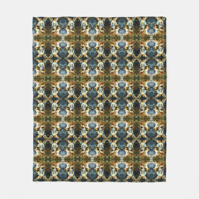 GUARDIAN ANGEL Bernhard Plockhorst 1886 Fleece Bla (Front)