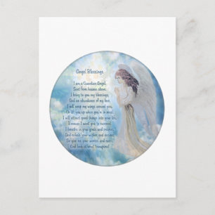 Guardian Angel Blessings Postcard