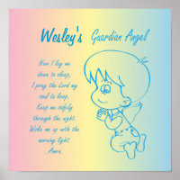 Guardian Angel Boy Evening Prayer