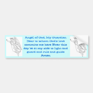 Guardian Angel  Bumper Sticker