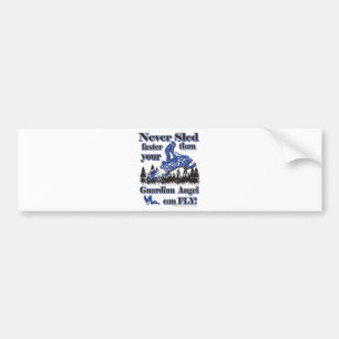 Guardian-Angel Bumper Sticker