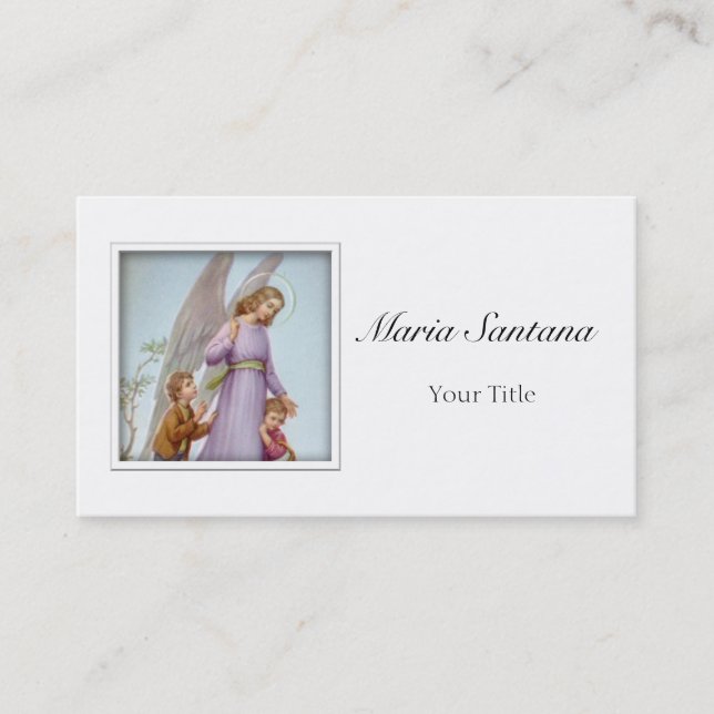 Guardian Angel Business Card (Front)