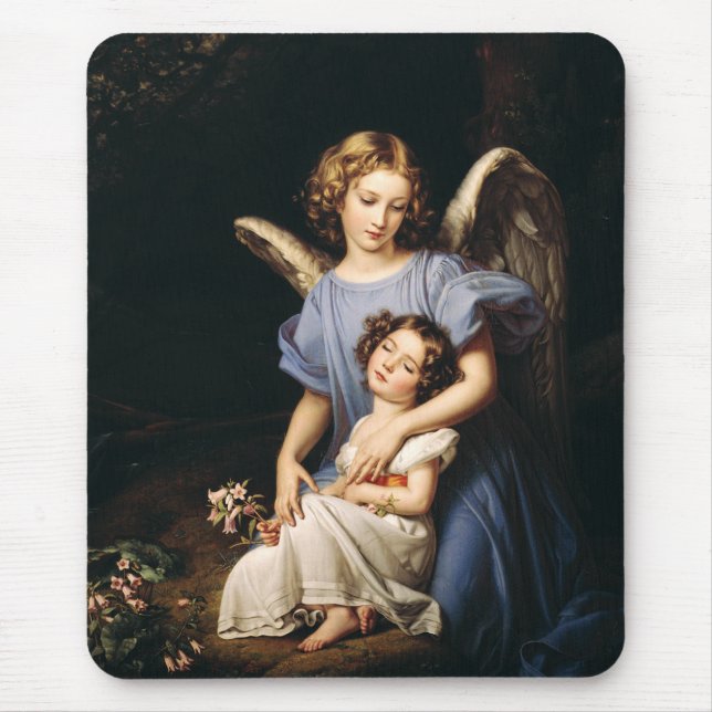 Guardian angel by Joseph Karl Stieler Mouse Mat (Front)
