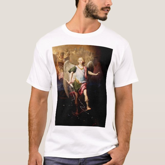 Guardian angel by Vladimir Borovikovsky T-Shirt (Front)