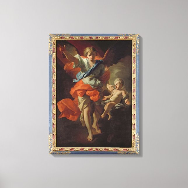 Guardian Angel, c.1685-94 Canvas Print (Front)