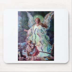 GUARDIAN ANGEL c. 1900 Mouse Mat
