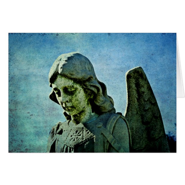 Guardian Angel Cemetery Art (Front Horizontal)