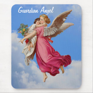 Guardian Angel Child Inspirational Mouse Mat