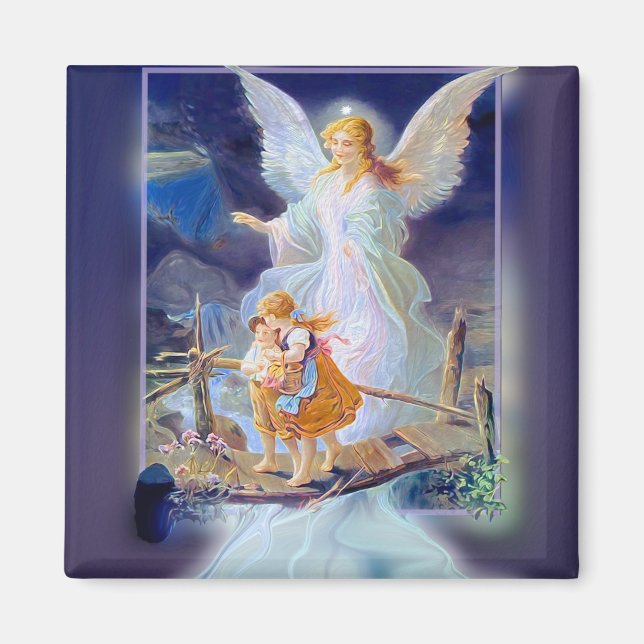 Guardian Angel, Children and Bridge Magnet (Front)