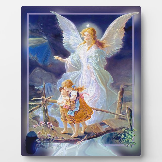 Guardian Angel, Children and Bridge Plaque (Front)