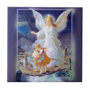 Guardian Angel, Children and Bridge Tile
