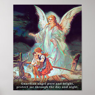 Guardian Angel, Children, Bridge Poster