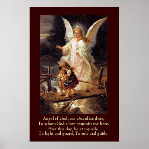 Guardian Angel, Children, Bridge Poster