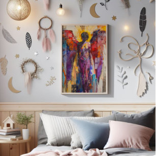 Guardian Angel Colourful Expressionism Photo Print