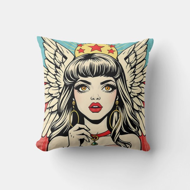 guardian angel  cushion (Front)