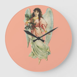 Guardian Angel Divine Watchfulness & Grace Art Large Clock