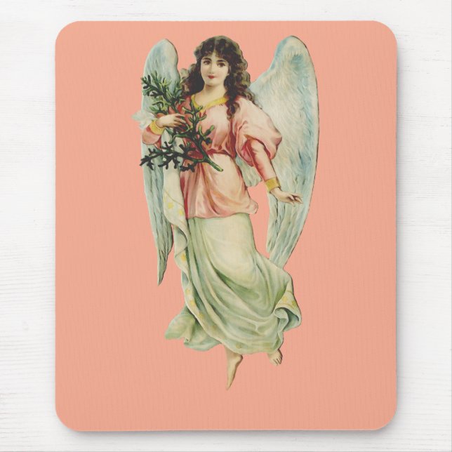 Guardian Angel Divine Watchfulness & Grace Art Mouse Mat (Front)