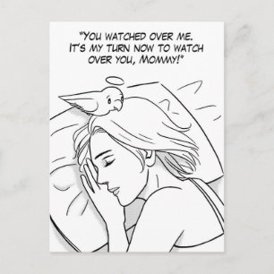 Guardian angel for Mum Postcard