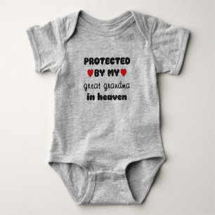 Guardian Angel Great Grandma Baby Bodysuit