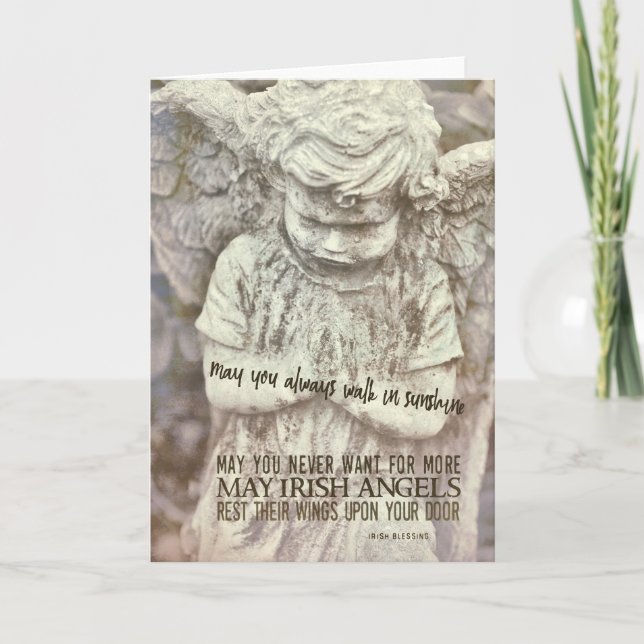 GUARDIAN ANGEL Greeting Card (Front)