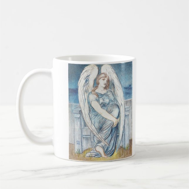 Guardian angel In the Hebrew Bible Coffee Mug (Left)