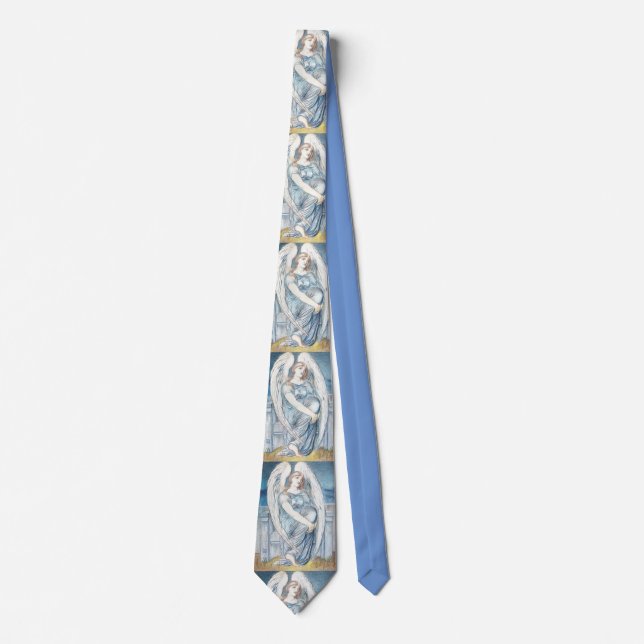 Guardian angel In the Hebrew Bible Tie (Front)