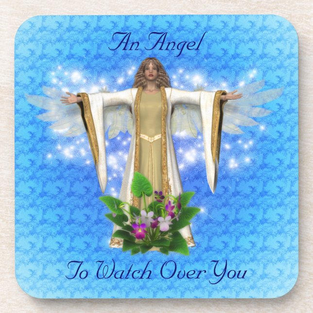 Guardian Angel Inspirational Coaster Set (Front)