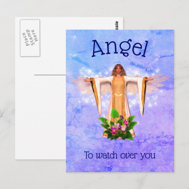 Guardian Angel Inspirational Postcard (Front/Back)