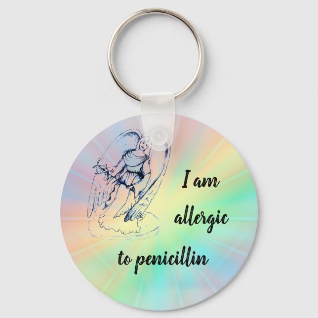 Guardian Angel keyring 'Allergy-penicillin'' (Front)