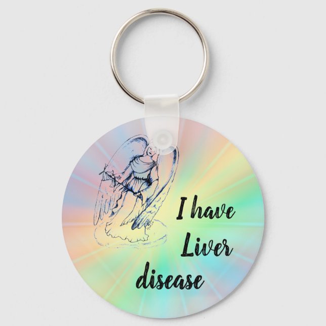 Guardian Angel keyring 'Liver disease' (Front)