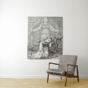 Guardian Angel - Kinder and Hausmärchen - c1819 Tapestry