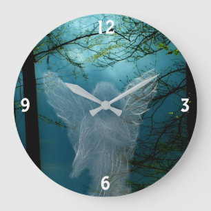 Guardian Angel Large Clock