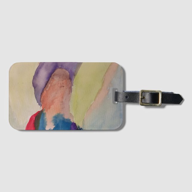 Guardian Angel Luggage Tag (Front Horizontal)