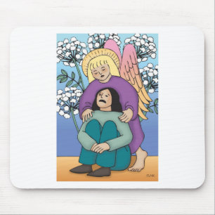 Guardian Angel Mouse Mat