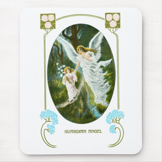 Guardian Angel Mouse Mat (Front)