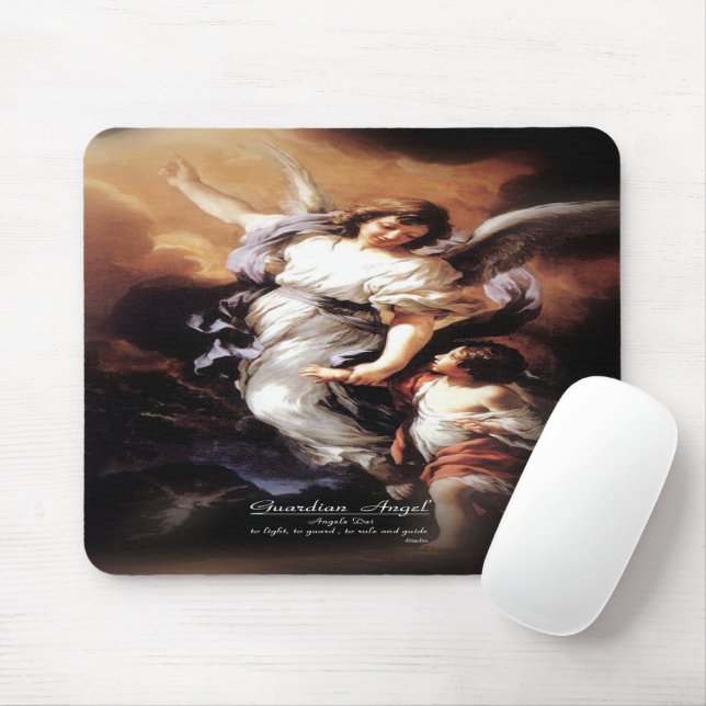 Guardian Angel Mouse Mat (With Mouse)