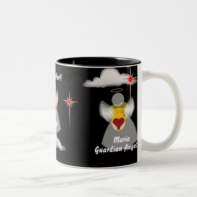 Guardian Angel Mug-Customise Two-Tone Coffee Mug (Right)