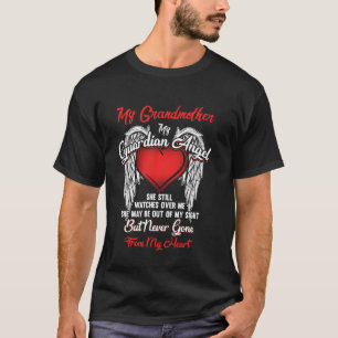 Guardian Angel My Grandmother Christmas She Watche T-Shirt