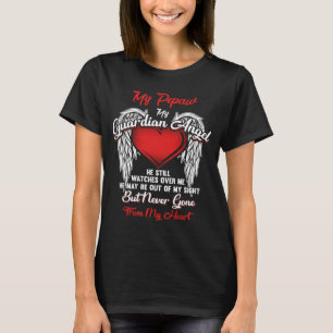 Guardian Angel My Pepaw Christmas He Watches Over T-Shirt