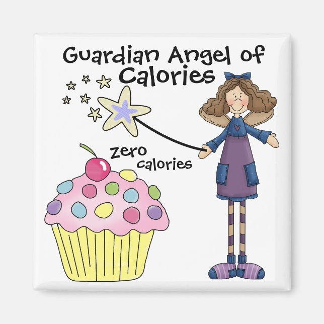 Guardian Angel of Calories by SRF Magnet (Front)