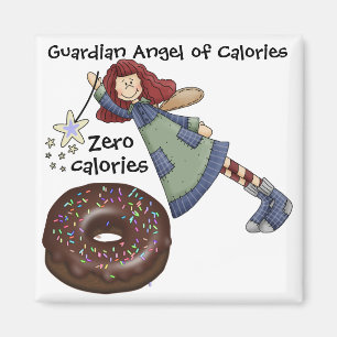 Guardian Angel of Calories by SRF Magnet
