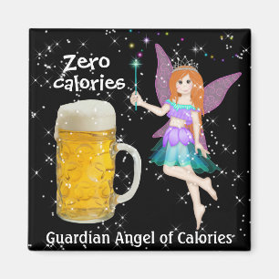 Guardian Angel of Calories by SRF Magnet