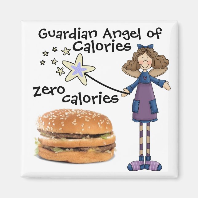 Guardian Angel of Calories by SRF Magnet (Front)