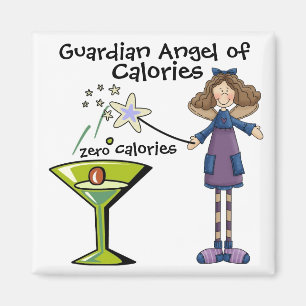 Guardian Angel of Calories by SRF Magnet